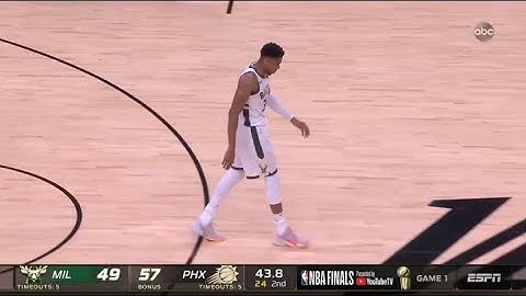 Giannis Antetekounmpo INCREDIBLE Chasedown Block