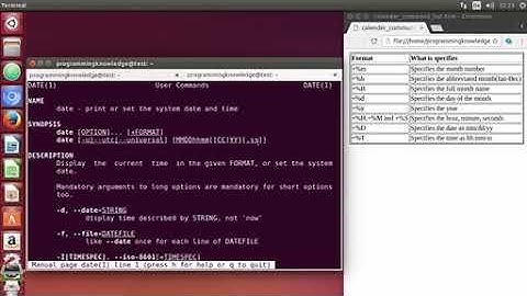 Ubuntu Lesson 32: Date Command - Tutorial For Beginners