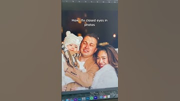 How to fix closed eyes in photos