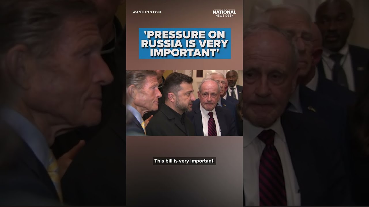 ZELENSKYY: 'PRESSURE on Russia is VERY IMPORTANT'