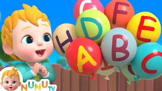 ABC Song For Kids | Learn Alphabet | Nursery Rhymes &amp; Baby Songs | NuNu Tv #readalong