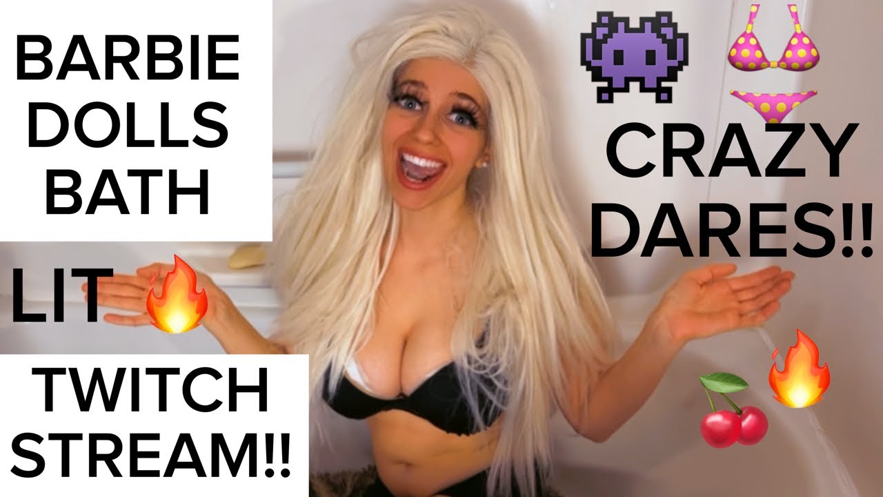 BATHTIME!! BARBIE DOLL DOES CRAZY DARES IN THE BATH!! 🔥🔥🔥🚿🧼🛁 - YouTube