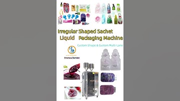 Automatic Regular Shaped Sachet & Irregular Shaped Sachet Packaging Machine
