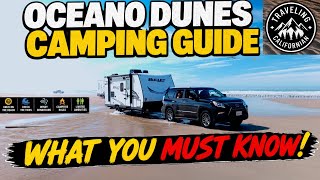 Detailed 👉 Oceano Dunes Camping Guide (2026) | What You MUST Know Before You Go! Beach Campground Information