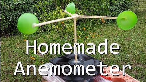 Homemade Arduino Wind Sensor (Anemometer)