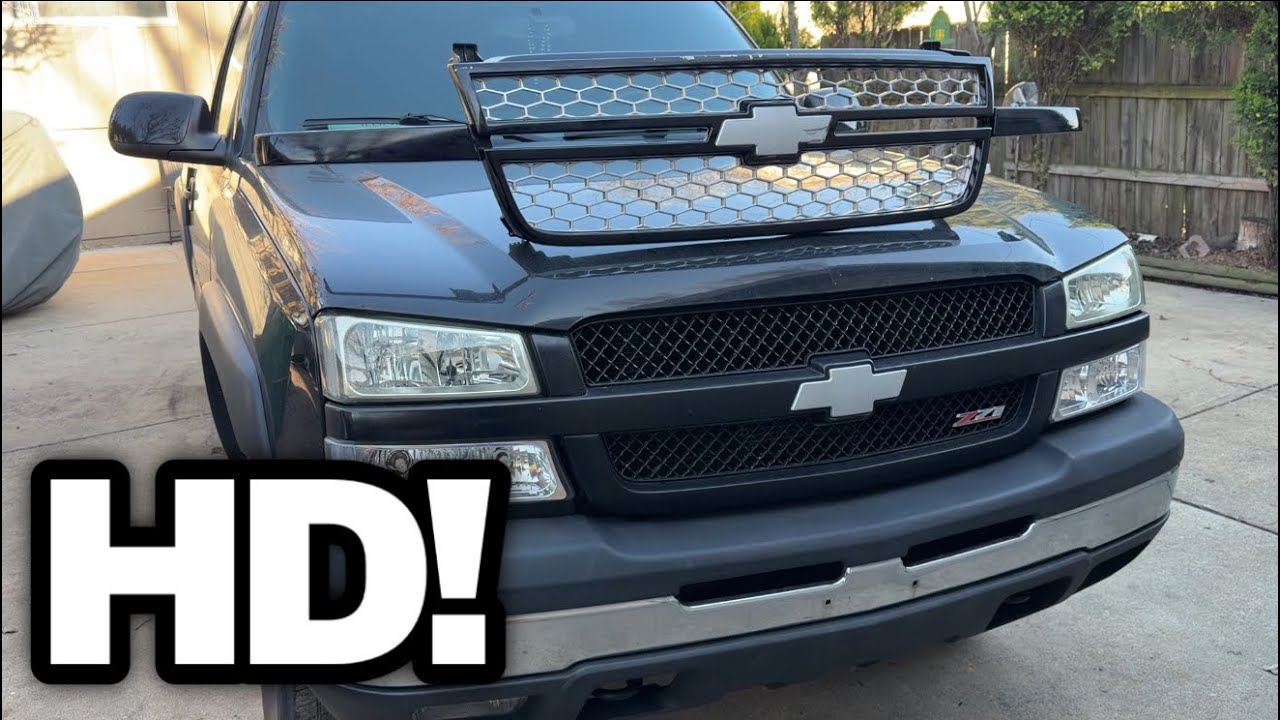 INSTALLING HD GRILLE ON MY 2005 SILVERADO Z71 SINGLE CAB GONE WRONG ...