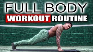 20 MINUTE FULL BODY WORKOUT(NO EQUIPMENT) image