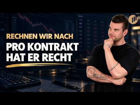 Ein Zuschauer wirft uns vor, nicht rechnen zu können. Schauen wir uns das an.