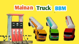 Mainan Anak Mobil Truk BBM || Truk Tangki Pertamina , Petronas , Shell || Trucks Oil Tanker