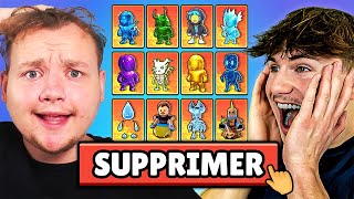 Le Perdant SUPPRIME son COMPTE STUMBLE GUYS ! (1v1 extrême)