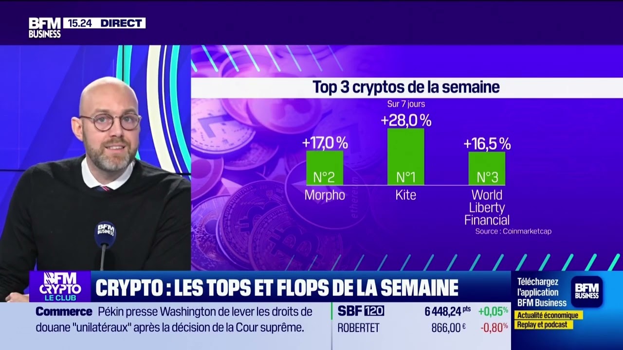 Tops et Flops Crypto : les meilleurs performances de la semaine avec Enzo Hallot