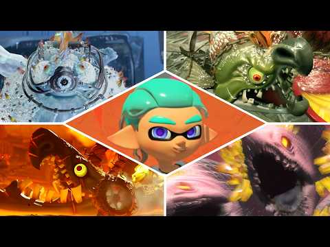 Splatoon Raiders - All Bosses!