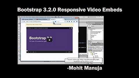 Responsive Video Embeds with Bootstrap 3