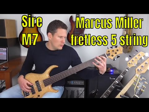 sire-marcus-miller-m7-fretless-5-string-bass-guitar-review---bass-practice-diary---29th-october-2019