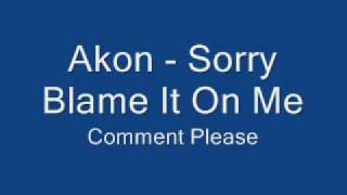 Akon - Sorry Blame It On Me