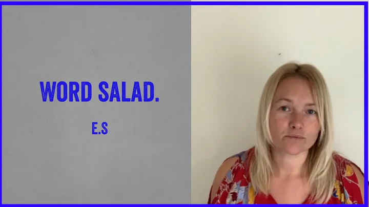The Narcissist’s Word Salad. (Narcissistic Behaviour.)