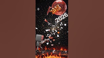 Goodbye 2025 💥 Welcome 2026 | Epic Bubble Blast Animation! #shorts #ytshorts #frnanimated