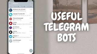 ABOUT TELEGRAM BOTS| music, stickers, translator & many more 🌸 screenshot 5