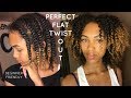 EASIEST Way To Flat Twist (Step by Step) | Flat Twist Out for Beginners