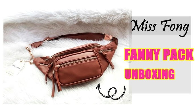 Fawn Design Fawny Pack for Women - Premium Fanny Pack Made of Faux Leather  with Adjustable Nylon Belt - for Keeping Phone, Wallet, Keys, Lipstick -  Great for Travel, Hiking, and Running