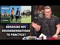 Pat McAfee's Thoughts On Tom Brady & Russell Wilson Practicing Against NFL Recommendations