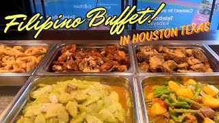 Texas CHEAP EATS! All You Can Eat FILIPINO BUFFET in Houston Texas |100 Foods to Eat Before You Die!