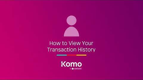 How to View Your Transaction History