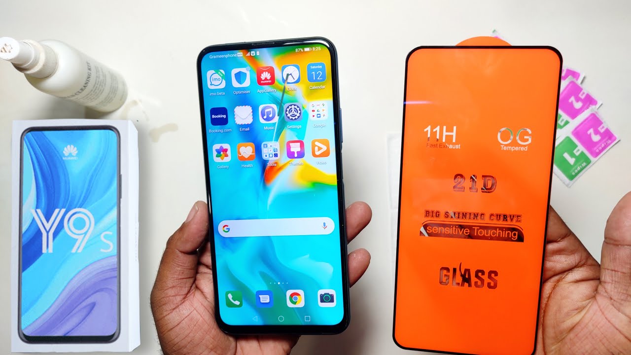 épisode scorpion blackjack au casino Huawei Y9s Full 21D Gorilla Glass Protector Install . How To Install Glass Protector Huawei Mobile