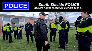 South Shields Police Declare House Recapture A Crime Scene #houseeviction #police #fraudallegations