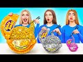 ريتش مقابل بروك مقابل تحدي غيغا للأغذية الغنية | حلو المذاق مطبخ المأجورون Multi DO Challenge