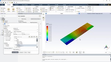 Heat Sink Cooling CFD Simulation