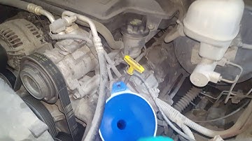 2006 Dodge Ram 1500 4x4 5.7:  Drain and refill power steering system