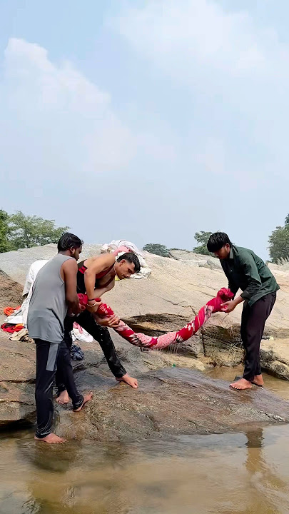 The #comedy #funny #farmer #village #friends #owner #river #diwalispecial #diwali went to wash cl...