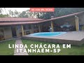 Linda chcara com piscina e toda mobiliada na praia em itanhamsp 