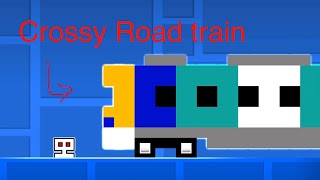 How to build the train from Crossy Road in the Geometry Dash editor?￼ screenshot 5