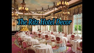The Ritz Paris is a hotel in central Paris and it's Beautiful Interior Design.