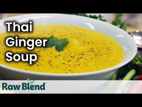 how-to-make-hot-soup-(thai-ginger-recipe)-in-a-vitamix-5200-blender-by-raw-blend