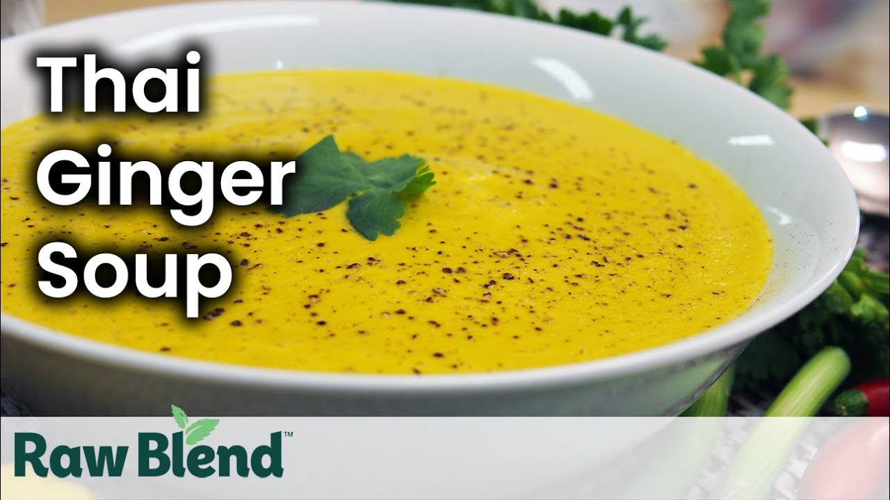 bagværk Børns dag Erasure How to make Hot Soup (Thai Ginger Recipe) in a Vitamix Blender | Video -  YouTube