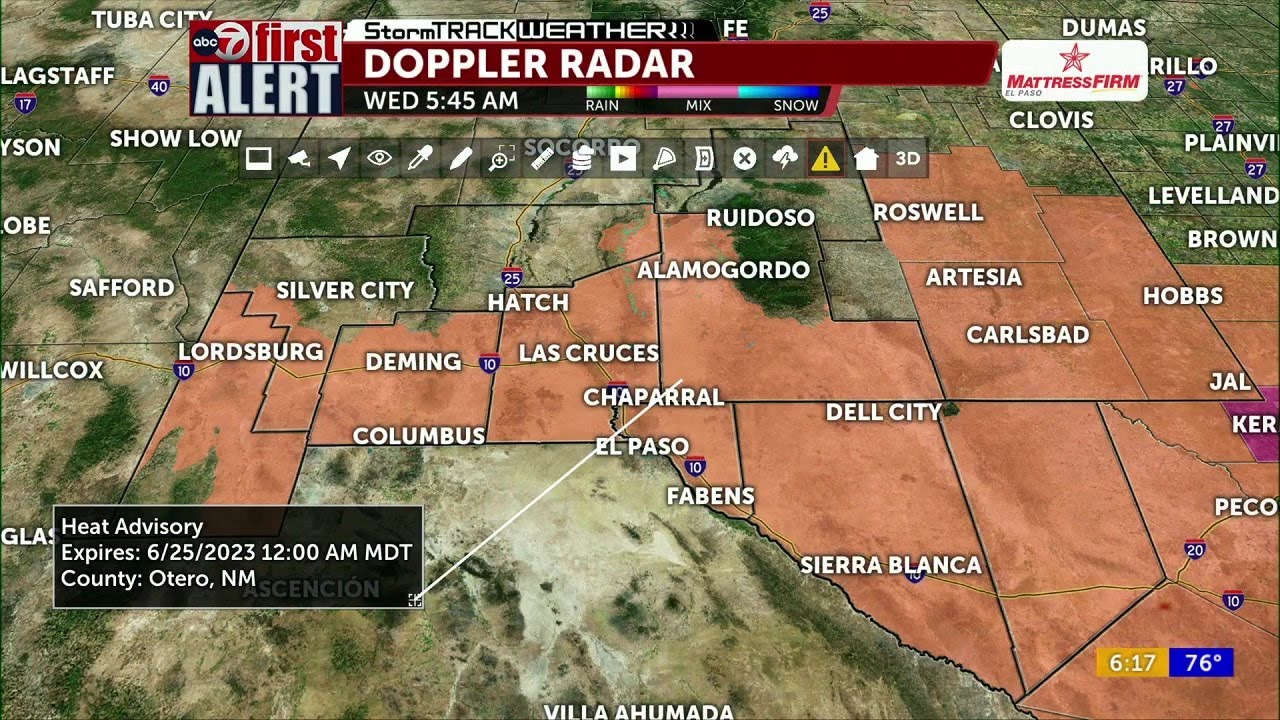ABC-7 First Alert:Hot temperatures continue the rest of the week - YouTube