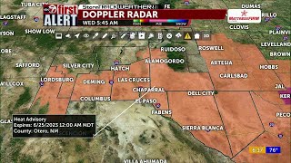 ABC-7 First Alert:Hot temperatures continue the rest of the week