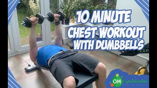 10 Minute Chest Workout With Dumbbells