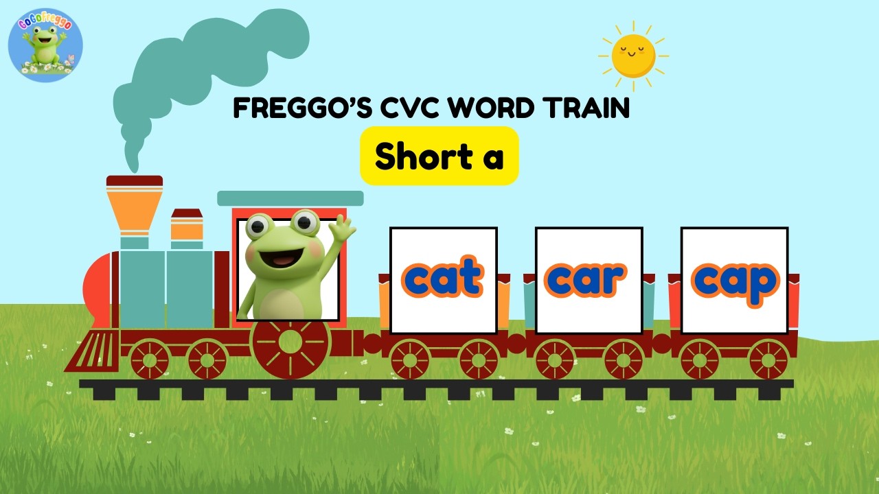 Short A CVC Word Families Review | CAT CAP FAN + More! | Phonics Practice for Kids | Learn to Read