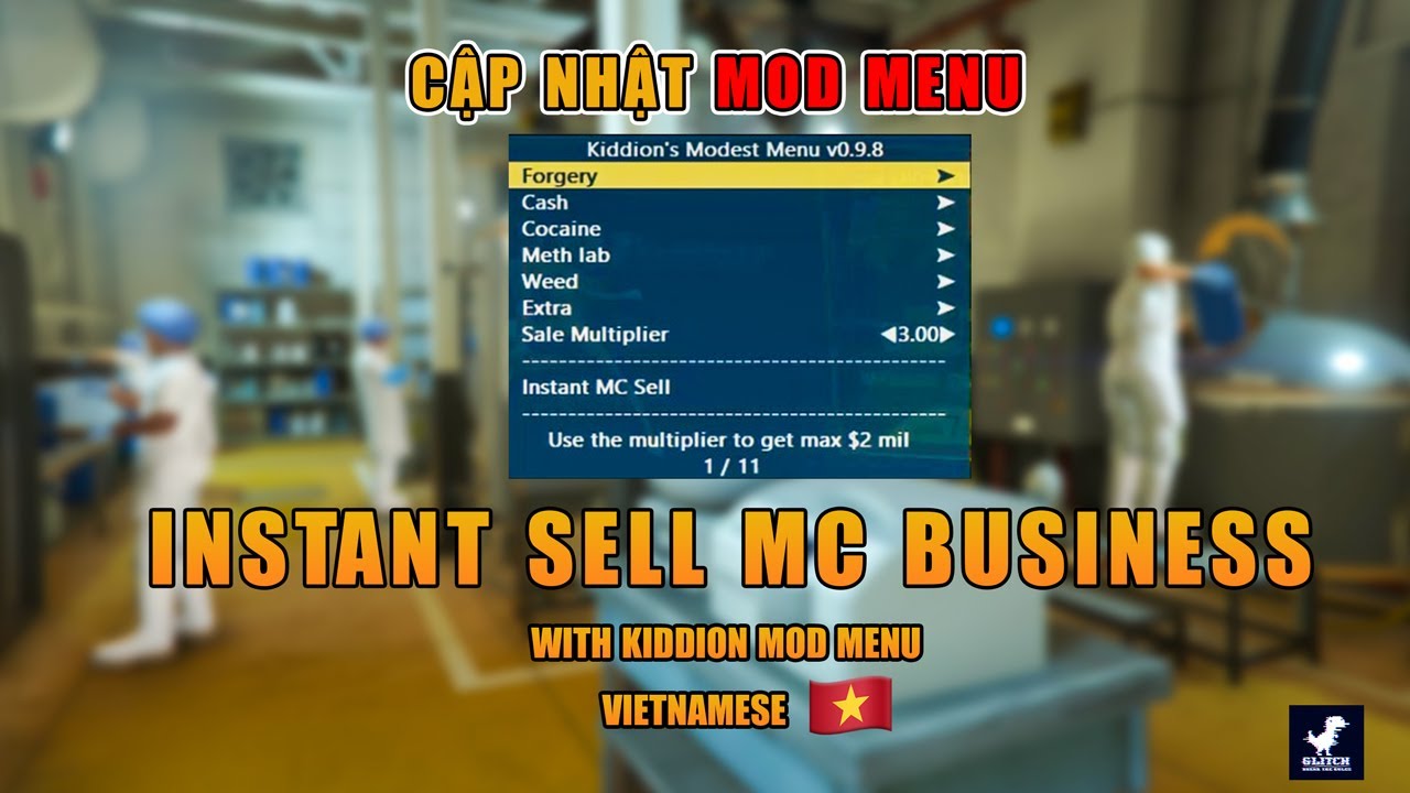 [MOD UPDATE] - MC BUSINESS🏍 - BUSINESS MANAGER💸- KIDDION'S MOD MENU 👾 ...