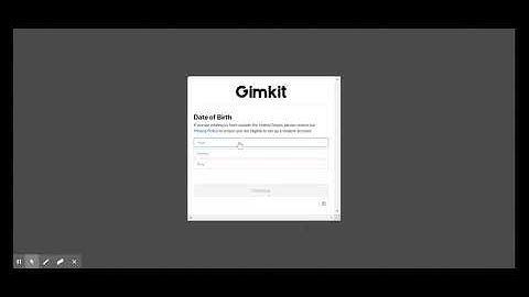 Signing up for Gimkit Account