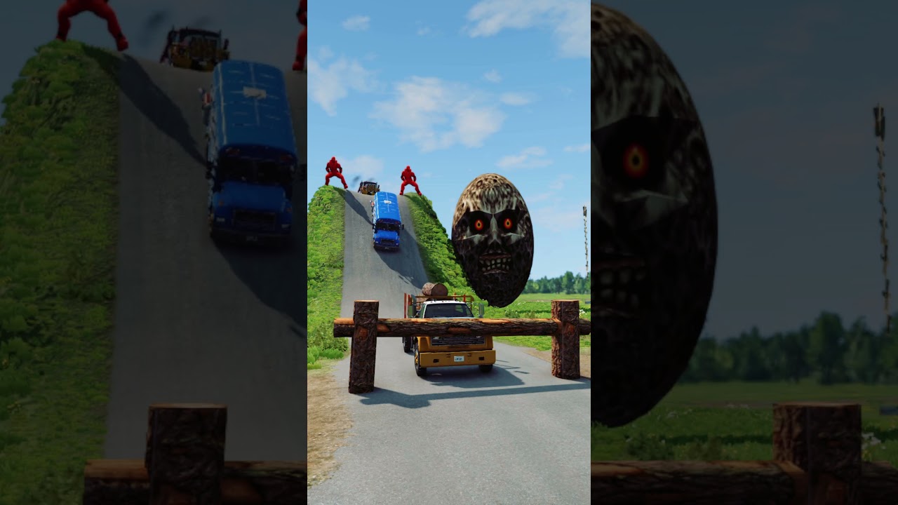 Truck Vs Speed Bump - BeamNG drive