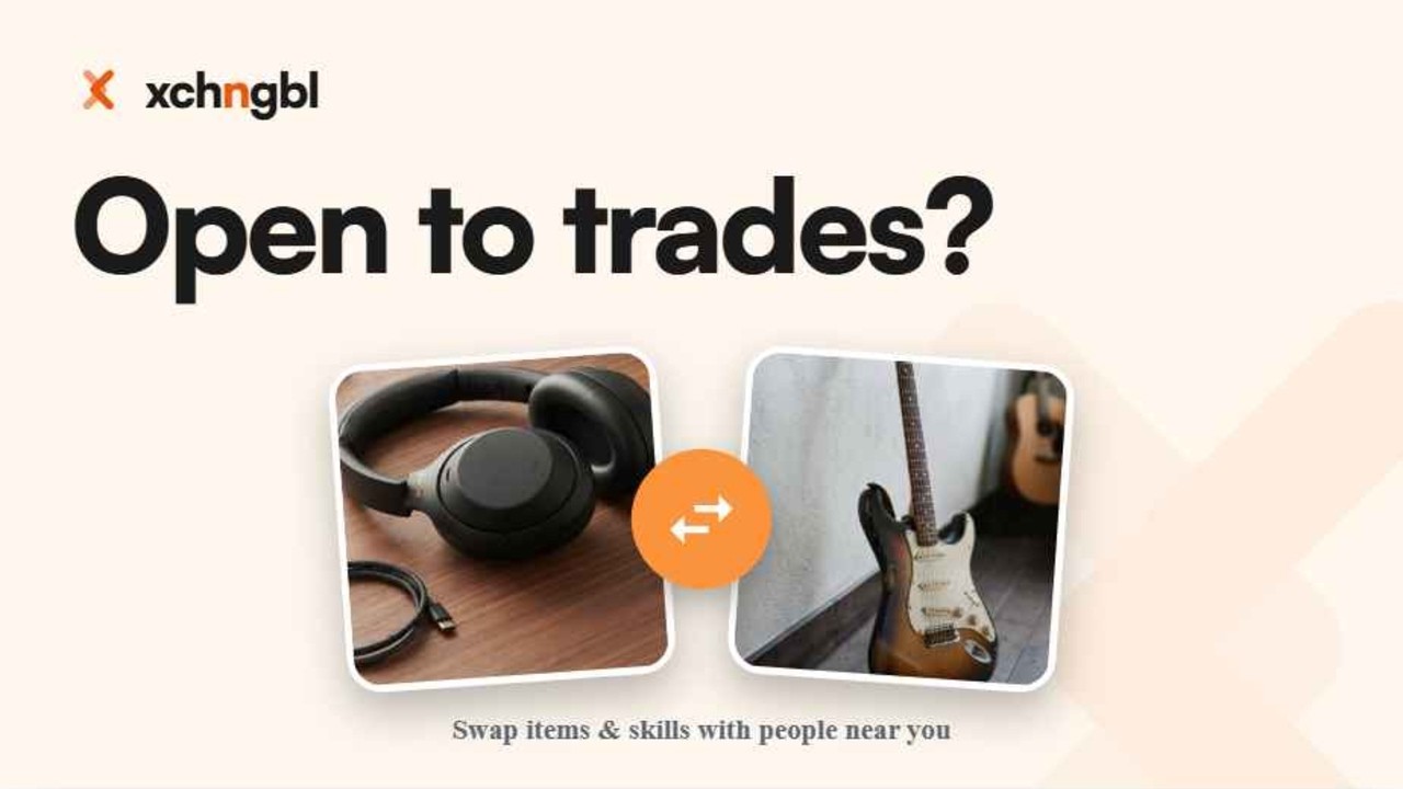How XCHNGBL works — trade what you have for what you want