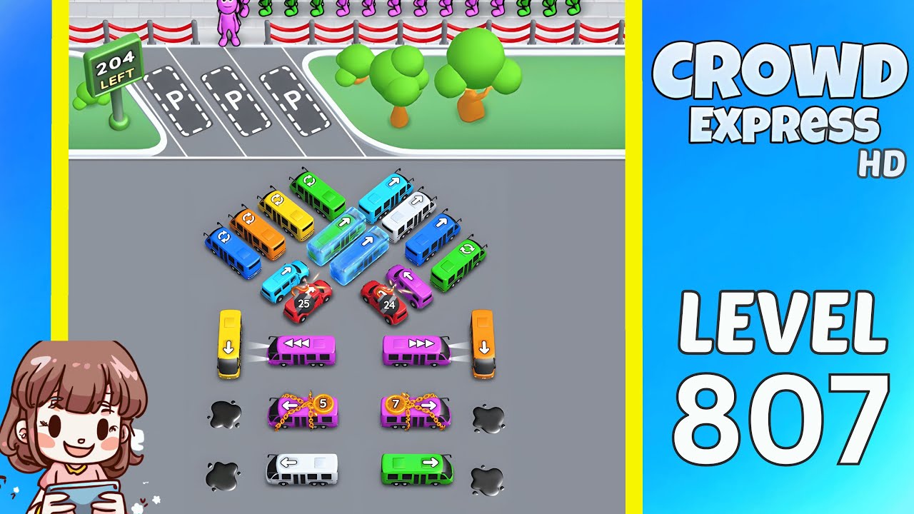 Level 807 Crowd Express Level 807 Solution Walkthrough - YouTube