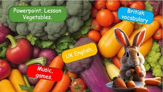 Vegetable Vocabulary British English.