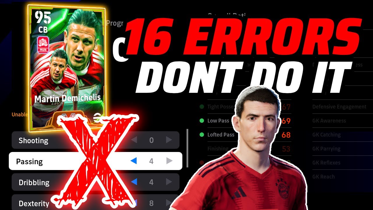 ❌THESE 16 ERRORS RUIN YOUR PLAYER BUILDS IN EFOOTBALL 2026