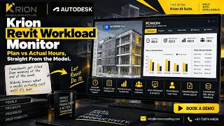 Krion Revit Workload Monitor: Plan vs Actual Hours, Straight From the Model